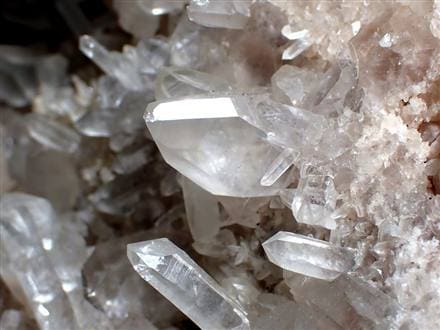 マニカランクォーツ 原石 水晶 マニカラン産 クラスター