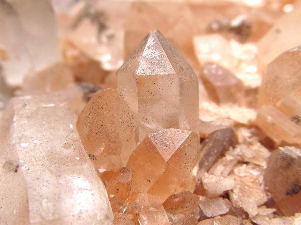 マニカランクォーツ 原石 水晶 マニカラン産 クラスター