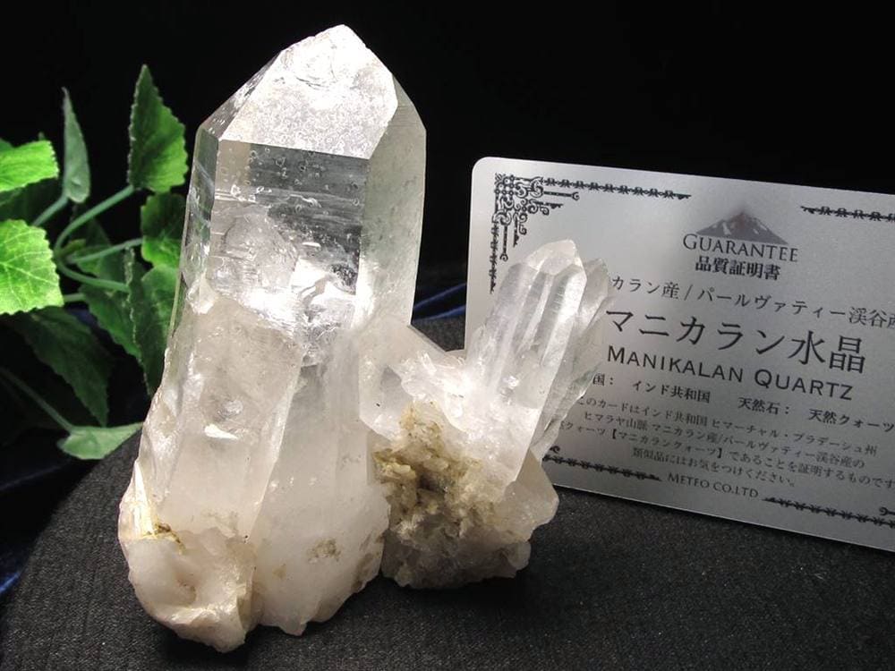マニカランクォーツ 原石 水晶 マニカラン産 クラスター