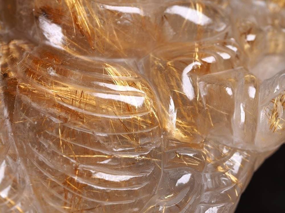 ガネーシャ ルチル 置物 彫刻 ヒンドゥー教