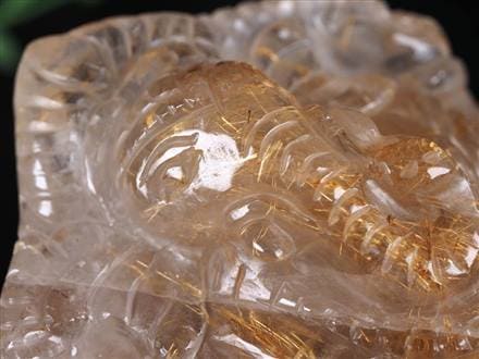 ガネーシャ ルチル 置物 彫刻 ヒンドゥー教