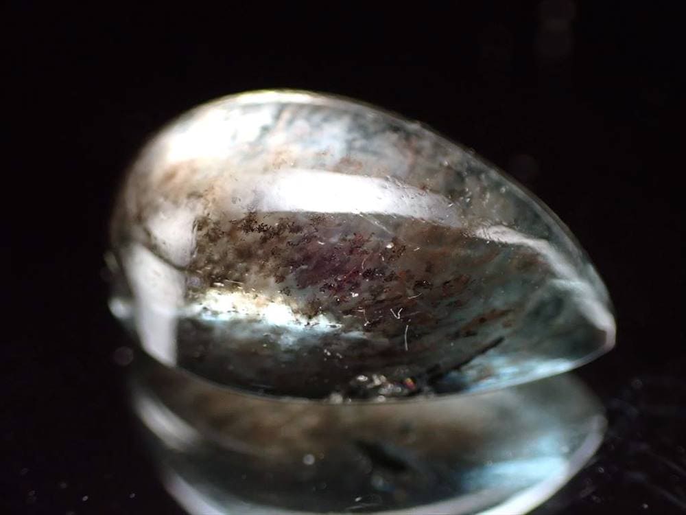 シルバーシーンベリルタンブル ルース アクアマリン カボション