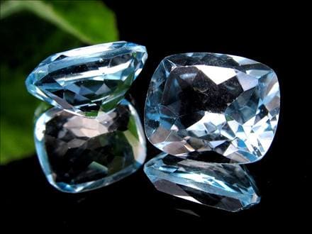 スイスブルートパーズ ルース クッションミックスカット 11月の誕生石