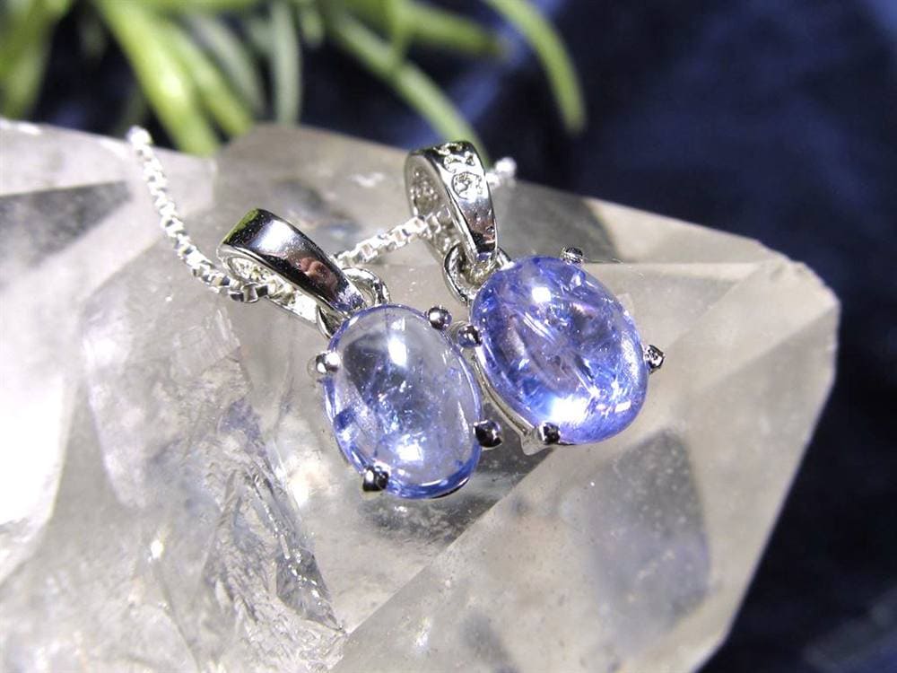 タンザナイト ペンダント ブルーゾイサイト Silver925 ネックレス