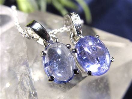 タンザナイト ペンダント ブルーゾイサイト Silver925 ネックレス