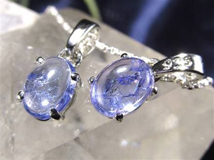 タンザナイト ペンダント ブルーゾイサイト Silver925 ネックレス