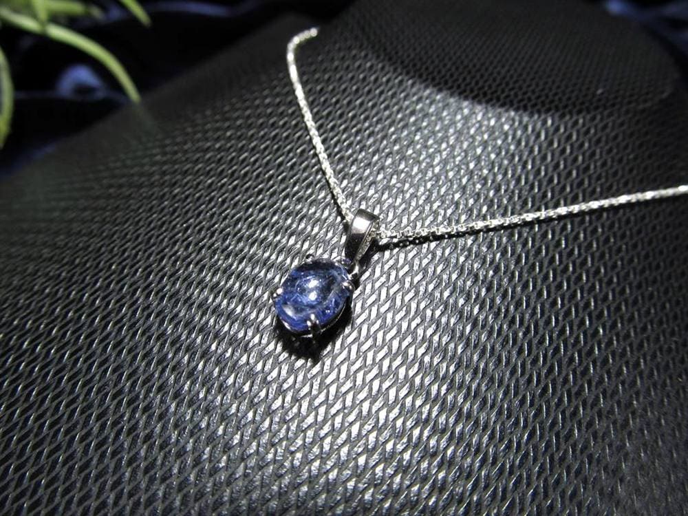 タンザナイト ペンダント ブルーゾイサイト Silver925 ネックレス