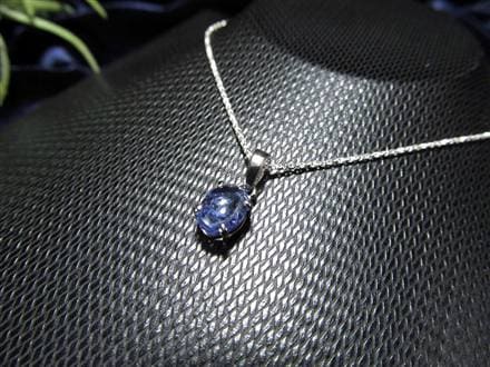 タンザナイト ペンダント ブルーゾイサイト Silver925 ネックレス