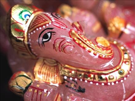 ローズクォーツガネーシャ,ガネーシャ,ローズガネーシャ,天然石ガネーシャ,夢を叶える象