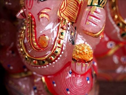 ローズクォーツガネーシャ,ガネーシャ,ローズガネーシャ,天然石ガネーシャ,夢を叶える象