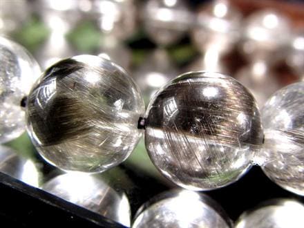 プラチナルチルクォーツ ブレスレット プラチナルチル ルチルレイテッドクォーツ ブルッカイト