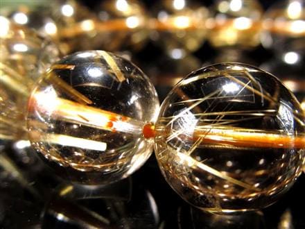 ゴールドルチル ブレスレット タイチン 金針水晶 天然石