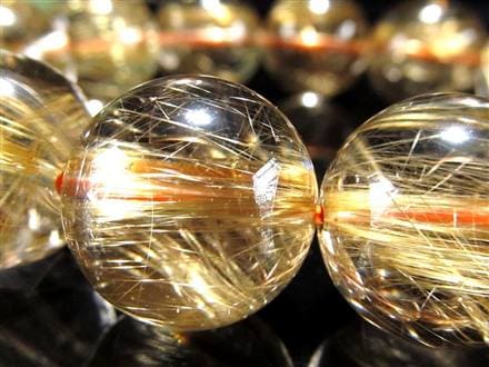 ゴールドルチル ブレスレット タイチン 金針水晶 天然石