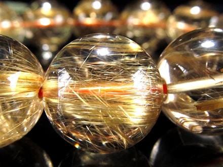ゴールドルチル ブレスレット タイチン 金針水晶 天然石