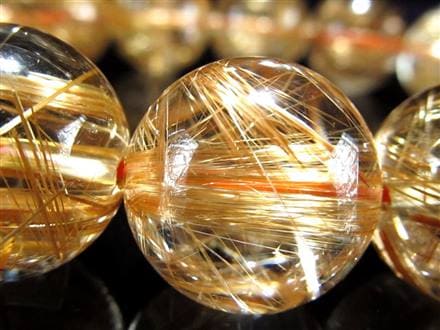 ゴールドルチル ブレスレット タイチン 金針水晶 天然石
