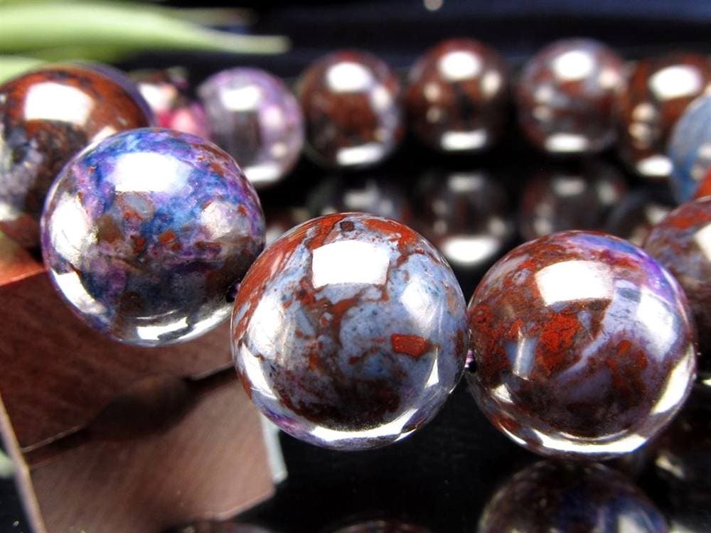 スギライト 杉石 ブレスレット 三大ヒーリングストーン リクトライト