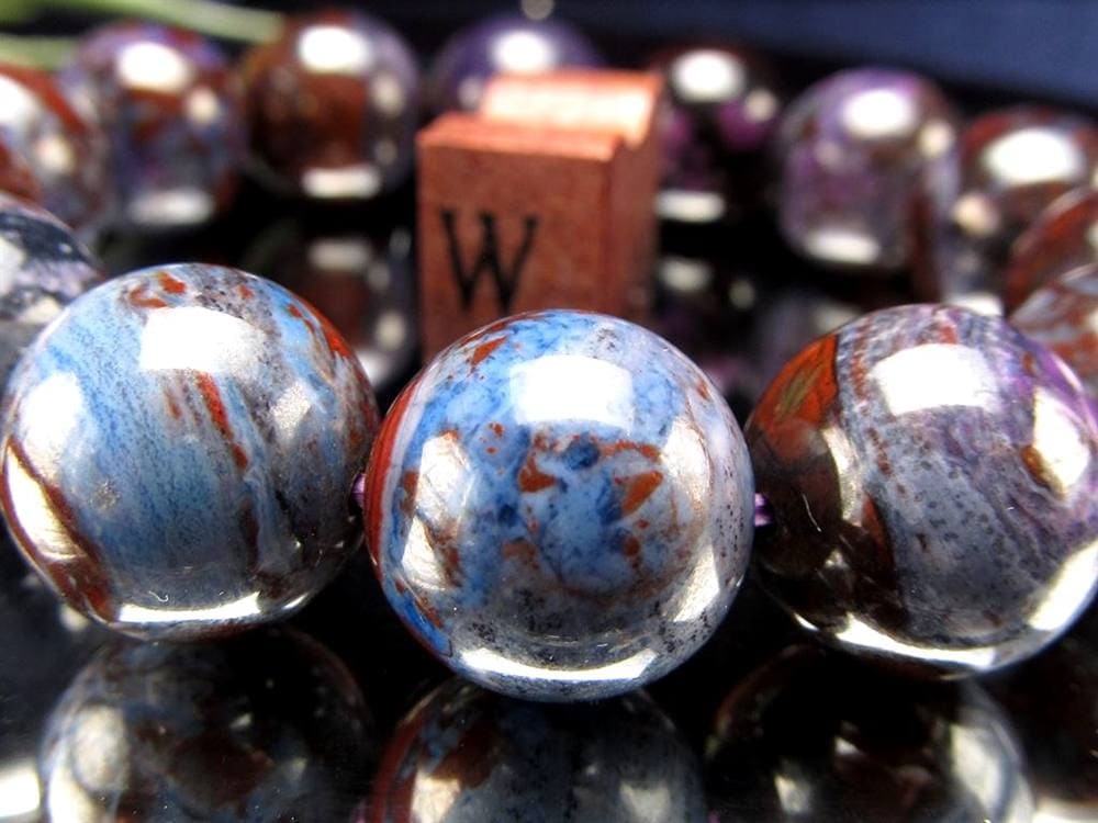 スギライト 杉石 ブレスレット 三大ヒーリングストーン リクトライト