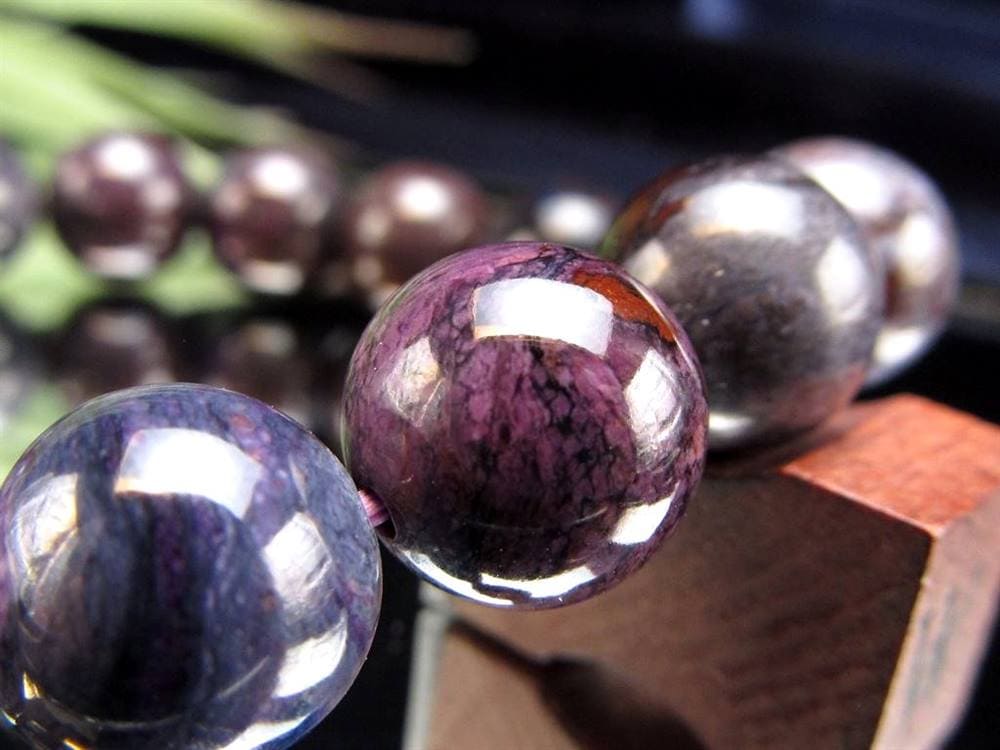 スギライト 杉石 ブレスレット 三大ヒーリングストーン リクトライト