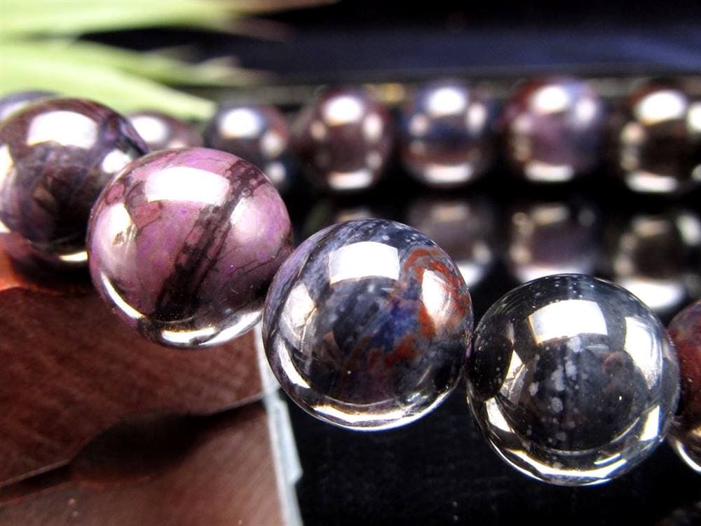 スギライト 杉石 ブレスレット 三大ヒーリングストーン リクトライト