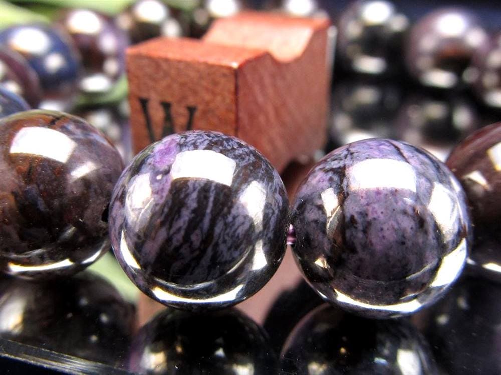 スギライト 杉石 ブレスレット 三大ヒーリングストーン リクトライト