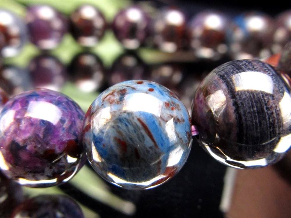 スギライト 杉石 ブレスレット 三大ヒーリングストーン リクトライト