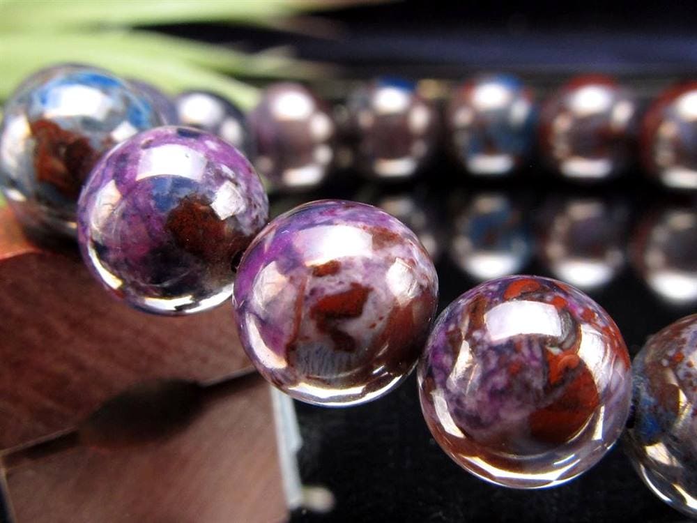 スギライト 杉石 ブレスレット 三大ヒーリングストーン リクトライト