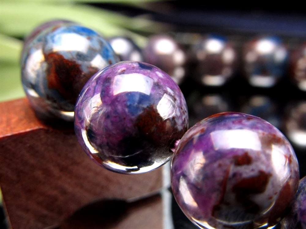 スギライト 杉石 ブレスレット 三大ヒーリングストーン リクトライト