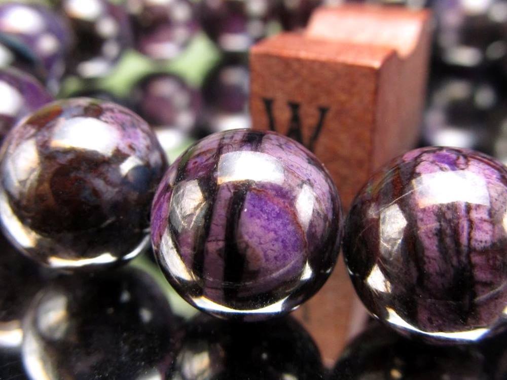 スギライト 杉石 ブレスレット 三大ヒーリングストーン リクトライト