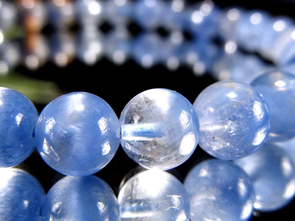ブルーガーデンクォーツ デュモルチェライト ブレスレット ロイヤルブルーガーデンファントム 天然石