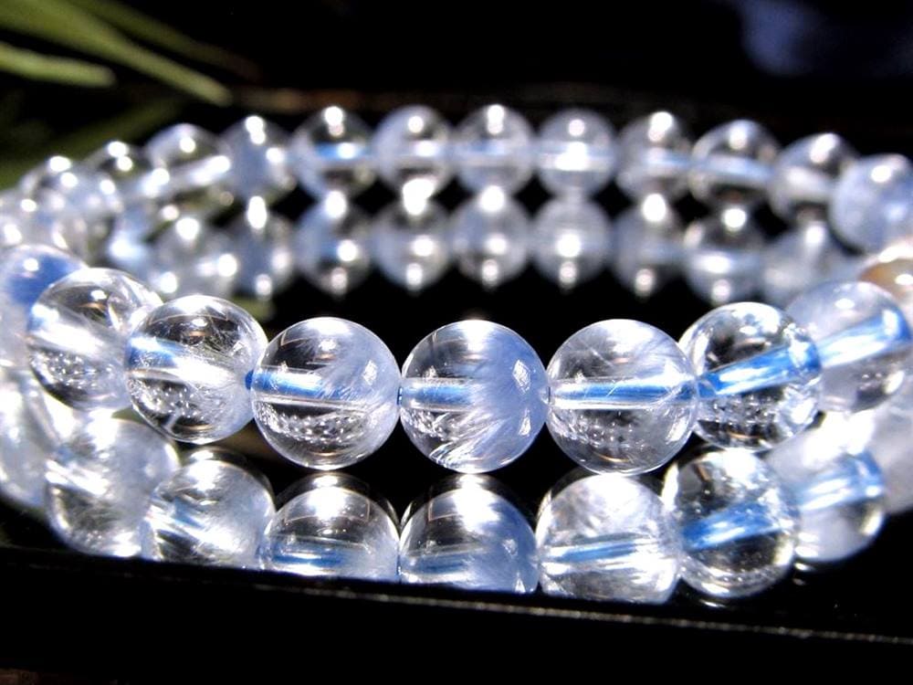 ブルーガーデンクォーツ デュモルチェライト ブレスレット ロイヤルブルーガーデンファントム 天然石