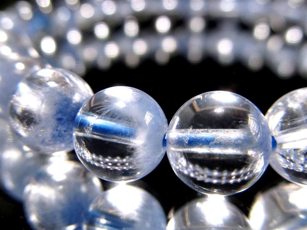 ブルーガーデンクォーツ デュモルチェライト ブレスレット ロイヤルブルーガーデンファントム 天然石