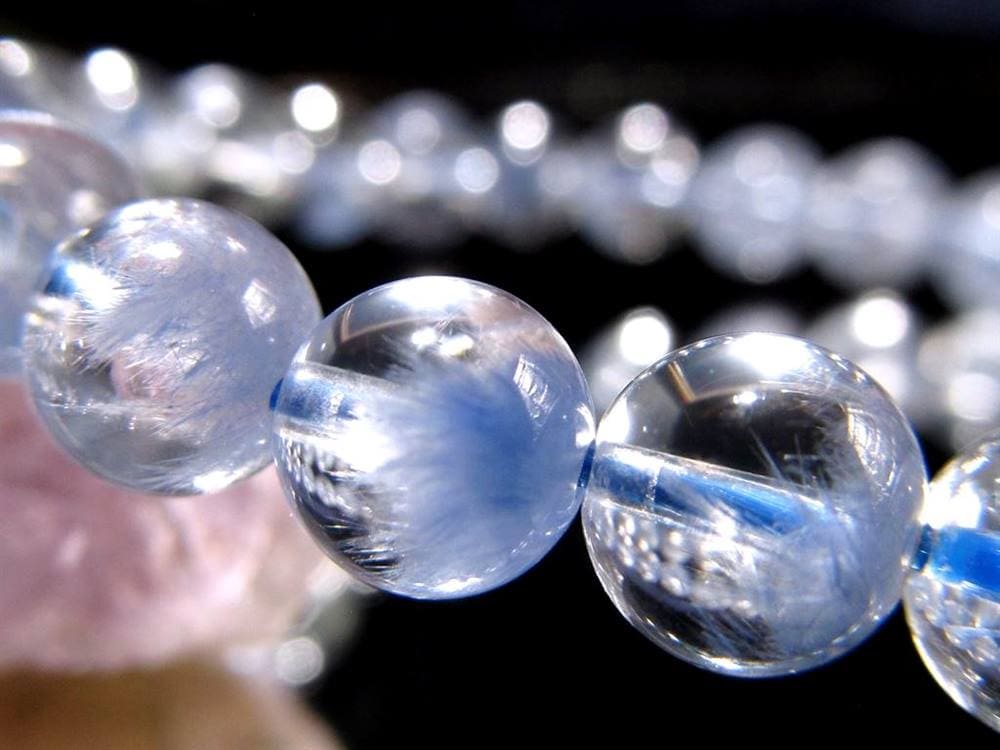 ブルーガーデンクォーツ デュモルチェライト ブレスレット ロイヤルブルーガーデンファントム 天然石