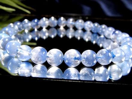 ブルーガーデンクォーツ デュモルチェライト ブレスレット ロイヤルブルーガーデンファントム 天然石