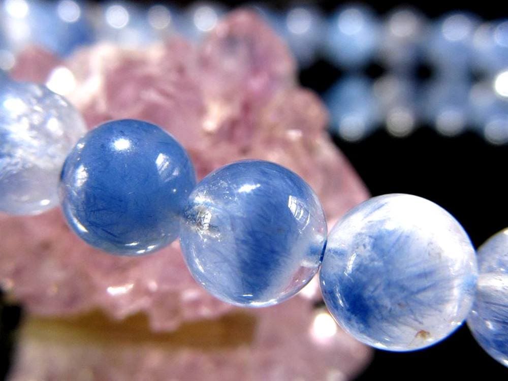 ブルーガーデンクォーツ デュモルチェライト ブレスレット ロイヤルブルーガーデンファントム 天然石