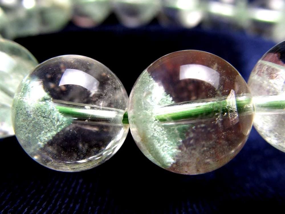 エメラルドグリーンファントム グリーンファントム ファントムクォーツ ブレスレット 山形ファントム