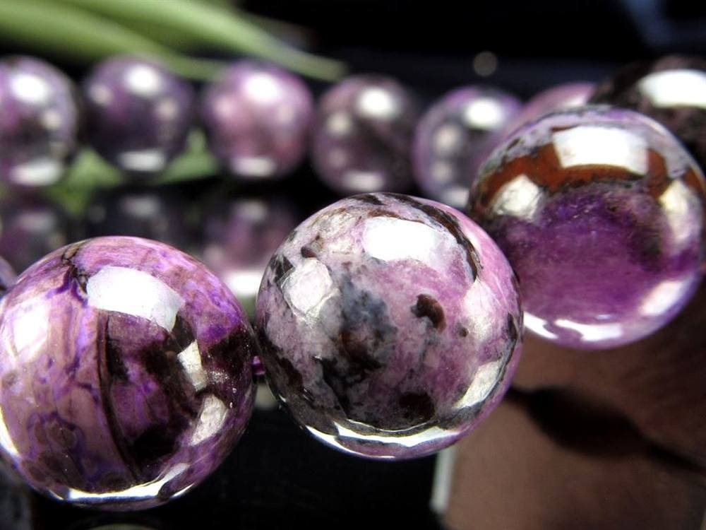 スギライト 杉石 ブレスレット 三大ヒーリングストーン リクトライト