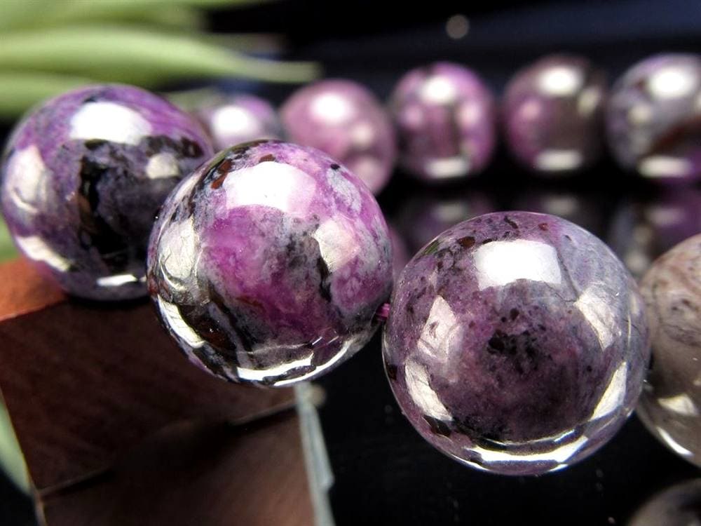 スギライト 杉石 ブレスレット 三大ヒーリングストーン リクトライト