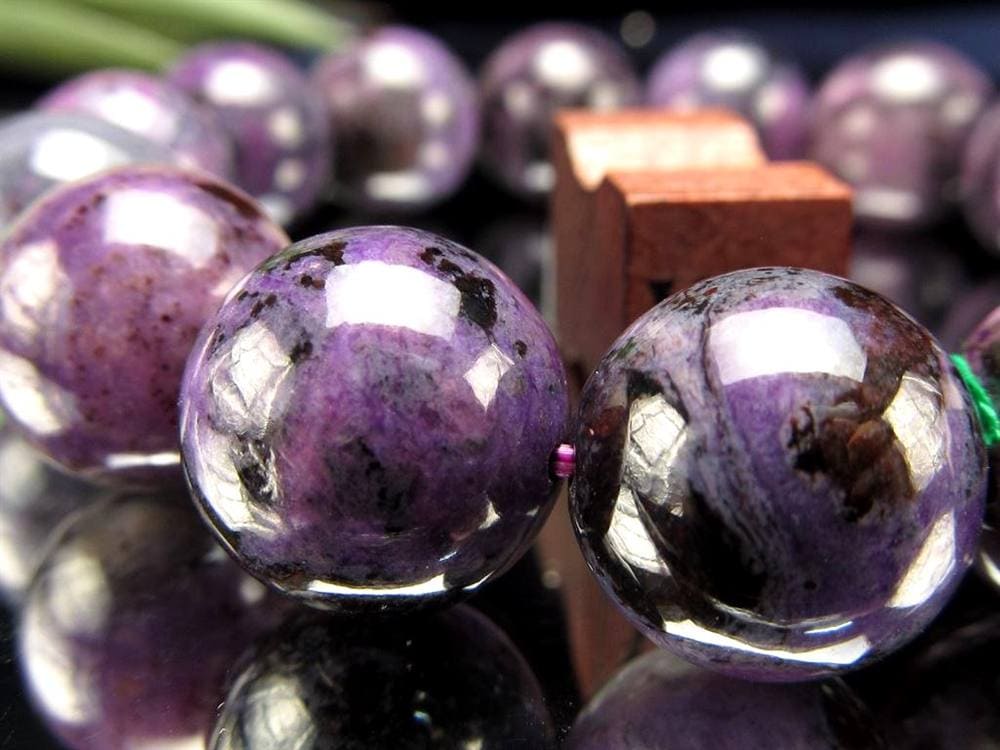 スギライト 杉石 ブレスレット 三大ヒーリングストーン リクトライト