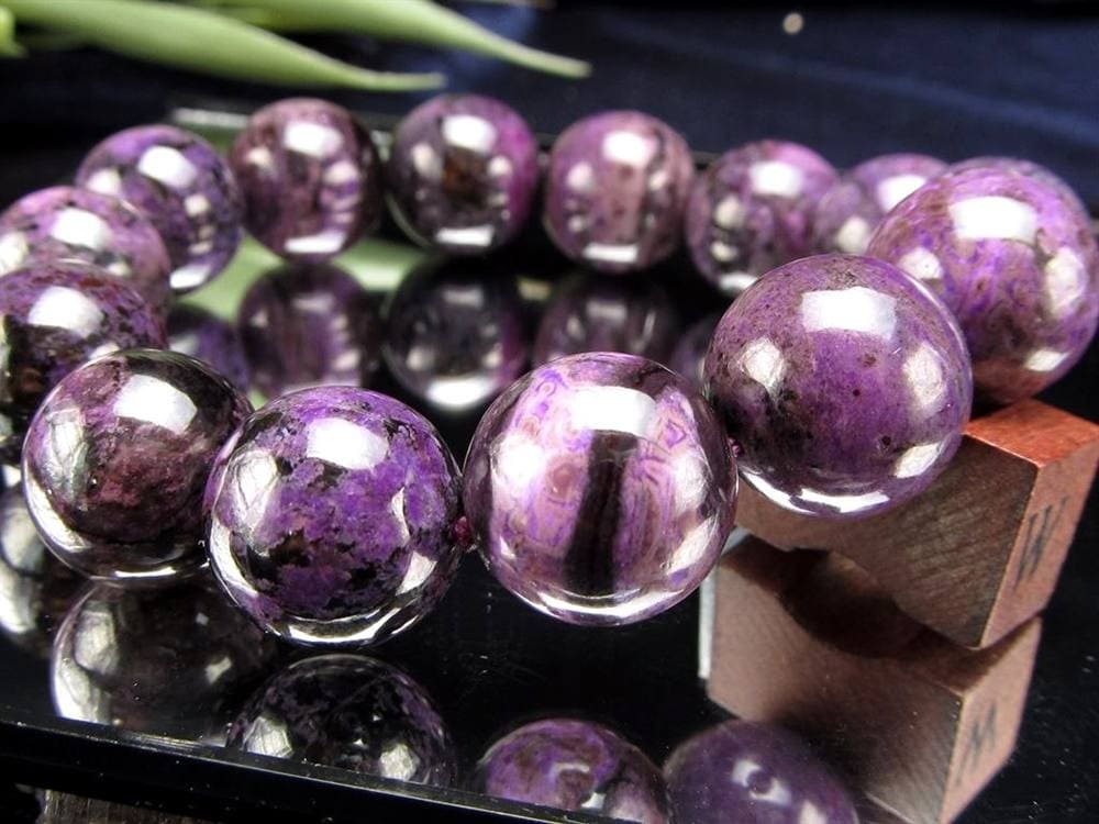 スギライト 杉石 ブレスレット 三大ヒーリングストーン リクトライト