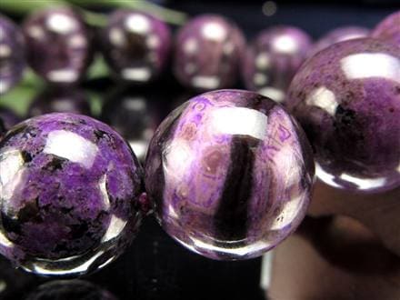 スギライト 杉石 ブレスレット 三大ヒーリングストーン リクトライト