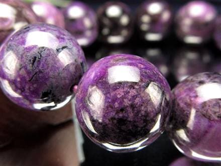 スギライト 杉石 ブレスレット 三大ヒーリングストーン リクトライト