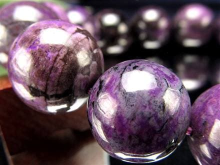 スギライト 杉石 ブレスレット 三大ヒーリングストーン リクトライト