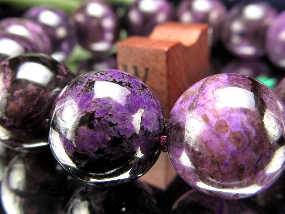 スギライト 杉石 ブレスレット 三大ヒーリングストーン リクトライト