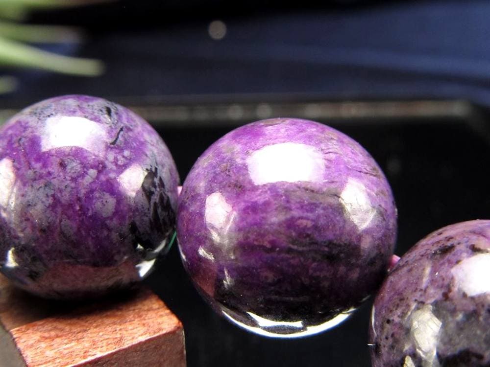 スギライト 杉石 ブレスレット 三大ヒーリングストーン リクトライト