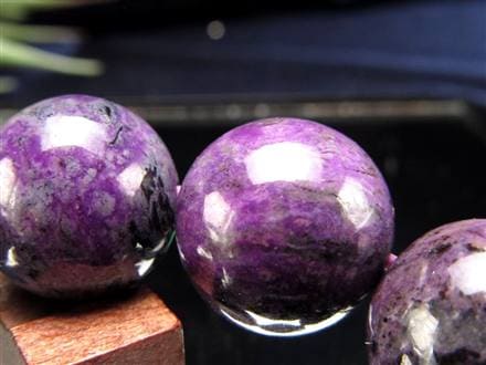 スギライト 杉石 ブレスレット 三大ヒーリングストーン リクトライト