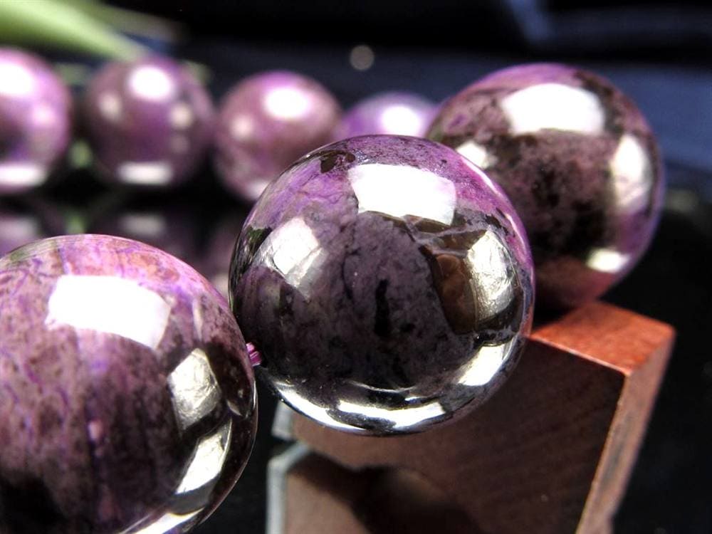 スギライト 杉石 ブレスレット 三大ヒーリングストーン リクトライト