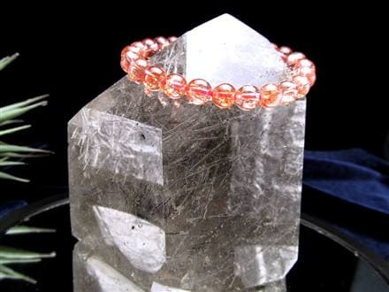 サゲニティッククォーツ ポイント 六角柱 ブラックルチル 浄化