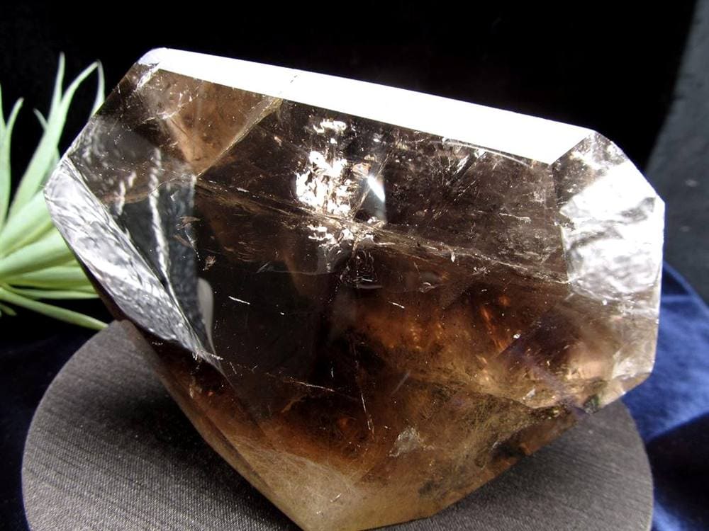 サゲニティッククォーツ ポイント 六角柱 ブラックルチル 浄化