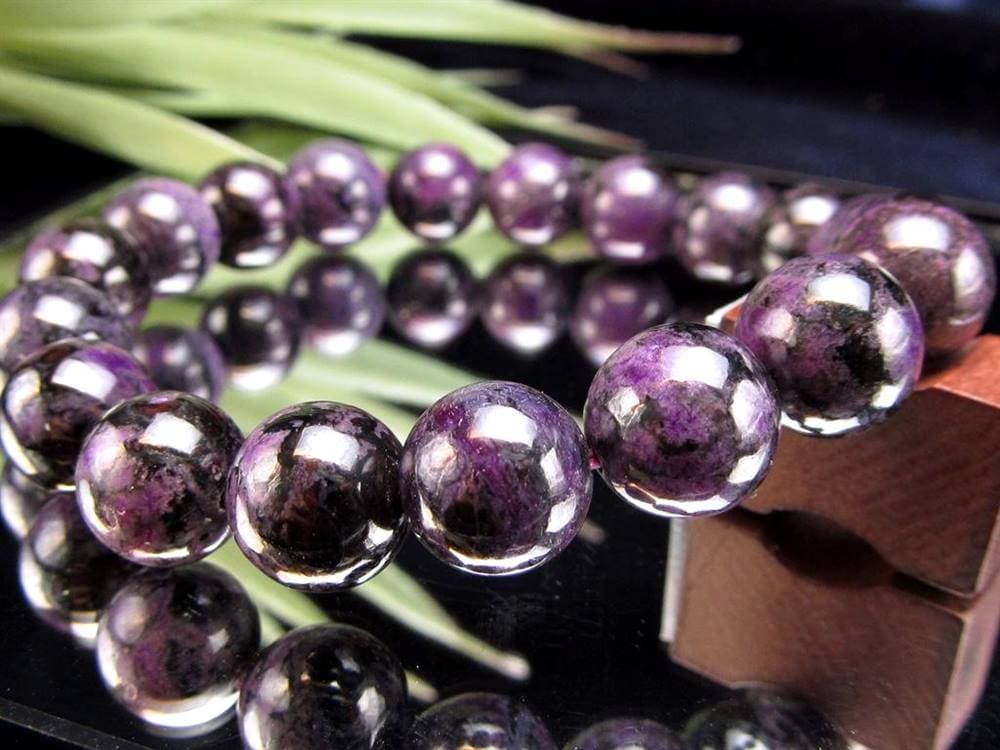 スギライト 杉石 ブレスレット 三大ヒーリングストーン リクトライト