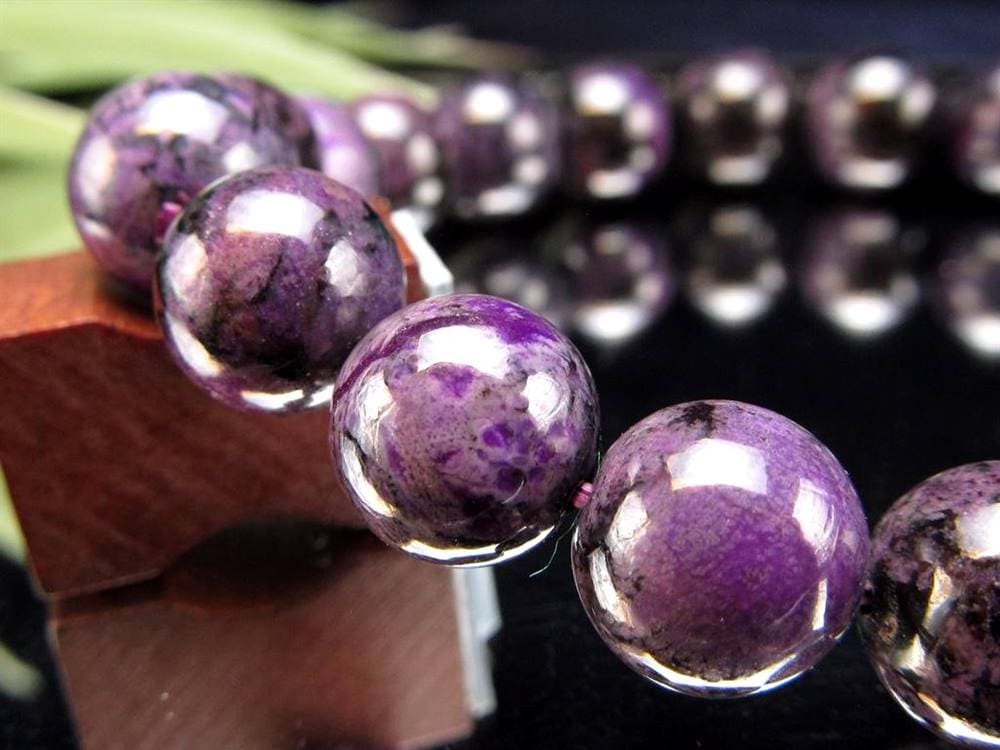 スギライト 杉石 ブレスレット 三大ヒーリングストーン リクトライト